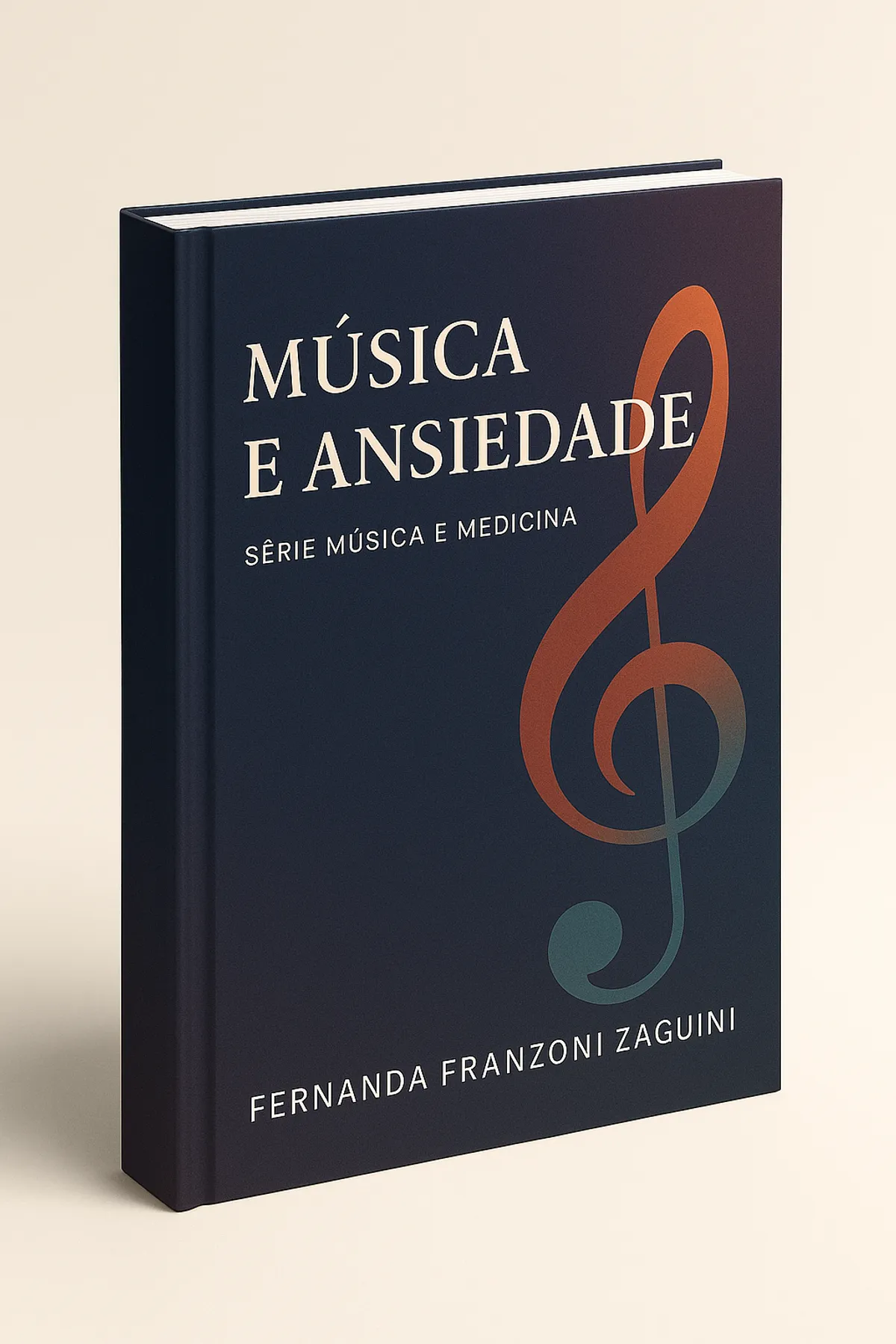 Capa do e-book Música & Ansiedade